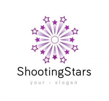 Shooting Stars Logo & Business Card Template