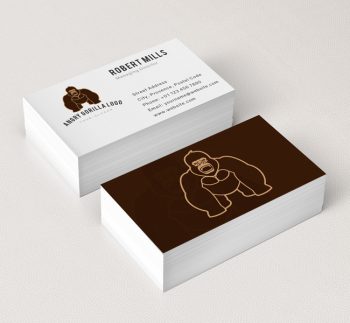 Gorilla-Logo-Business-Card-Mockup