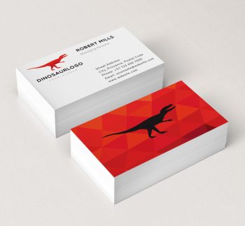 Red-Dinosaur-Business-Card-Mockup
