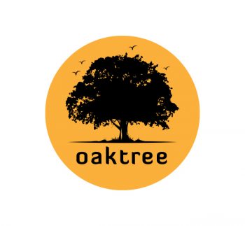 Oak Tree Silhouette Logo & Business Card Template