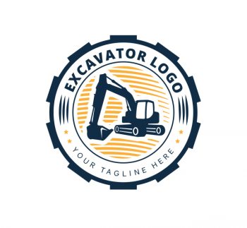Excavator Logo & Business Card Template