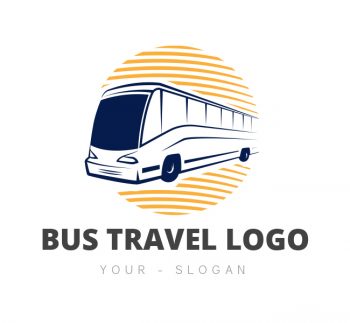 Bus Travel Logo & Business Card Template
