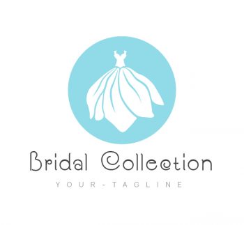 Bridal Dress Logo & Business Card Template