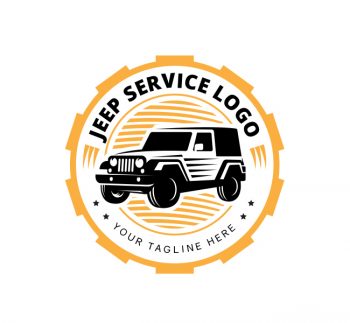 Jeep Service Logo & Business Card Template