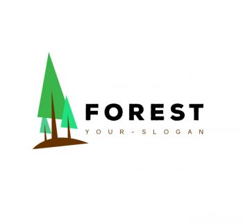 Forest Resort Logo & Business Card Template