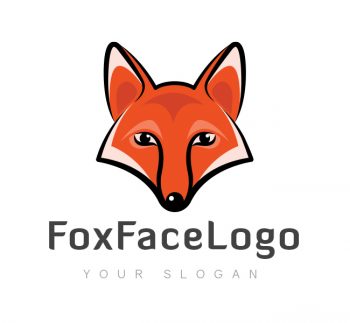 Fox Face Logo & Business Card Template