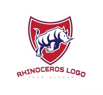 Rhino Shield Logo & Business Card Template