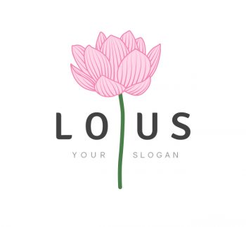 Lotus Flower Logo & Business Card Template