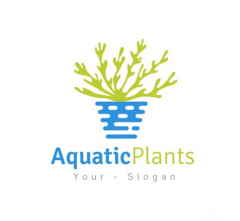 Aquatic Plant Logo & Business Card Template