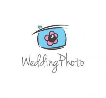 Simple Wedding Photography Logo & Business Card Template