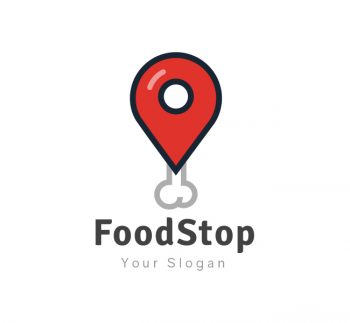 Food Stop Logo & Business Card Template