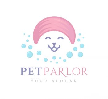 Pet Parlor Logo & Business Card Template