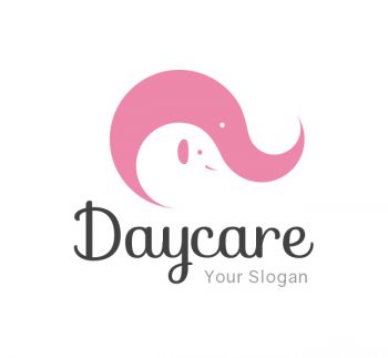 Elephant Daycare Logo & Business Card Template
