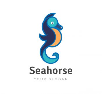 Seahorse Logo & Business Card Template