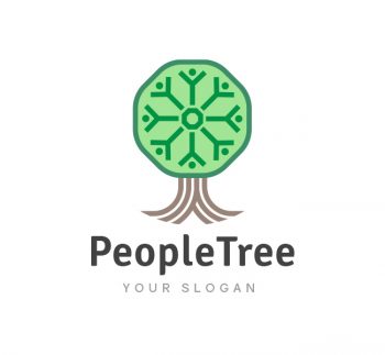 People Tree Logo & Business Card Template