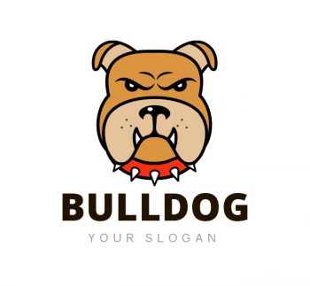 Bulldog Logo & Business Card Template