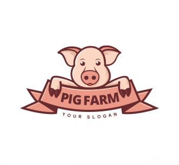 Pig Farm Logo & Business Card Template