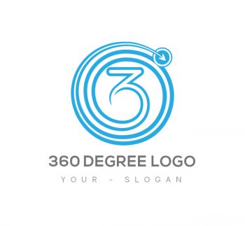 360 Degree Logo & Business Card Template