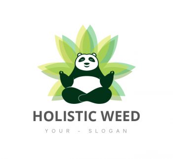 Holistic Weed Logo & Business Card Template