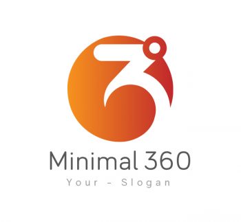 Minimal 360 Logo & Business Card Template