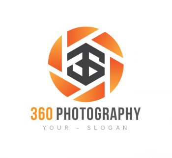 360 Photography Logo & Business Card Template
