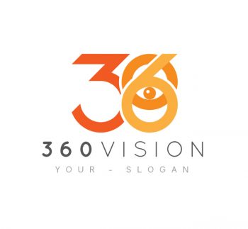 360 Vision Logo & Business Card Template