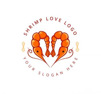 Shrimp Logo & Business Card Template