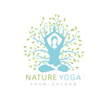 Nature Yoga Logo & Business Card Template