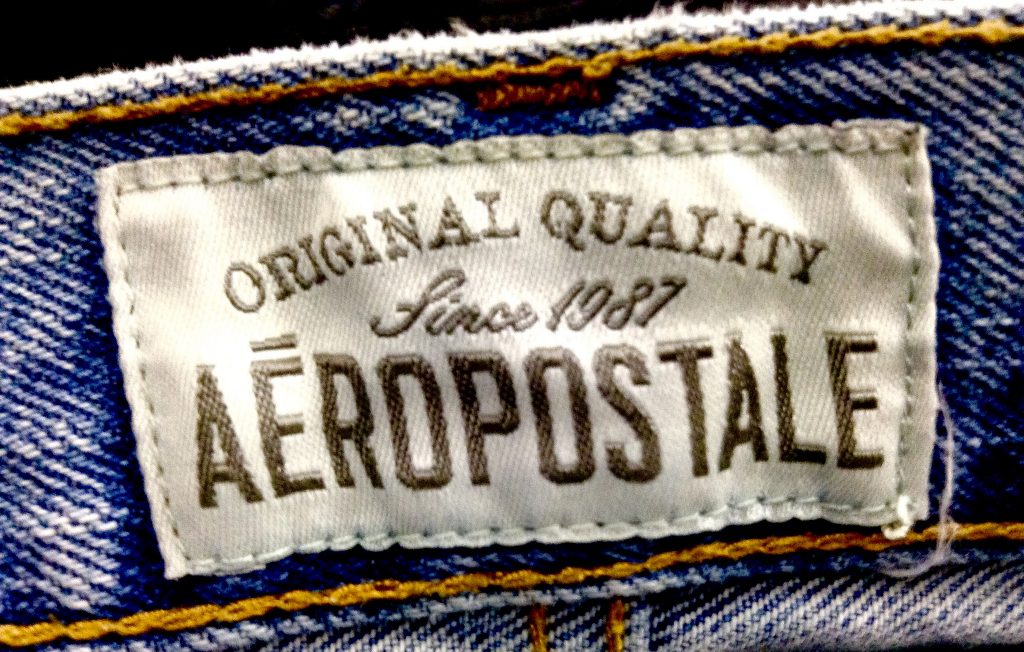 Aeropostale jeans label