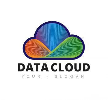 Data Cloud Logo & Business Card Template