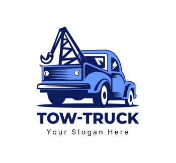 Tow Truck Logo & Business Card Template