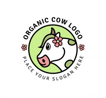 Organic Cow Logo & Business Card