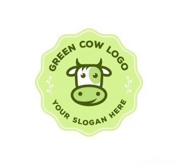 Eco Cow Logo & Business Card Template
