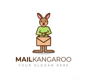 Mail kangaroo Logo & Business Card