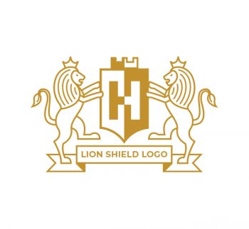 Lion Shield Logo & Business Card