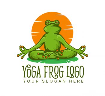 Frog Yoga Logo & Business Card