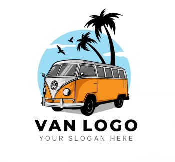 Van Travel Logo & Business Card Template