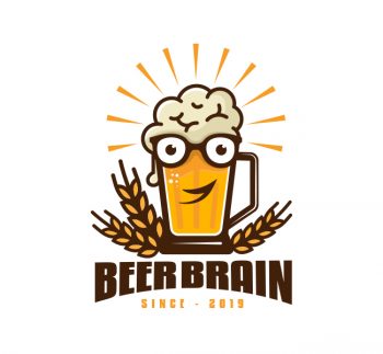 Brain Beer Logo & Business Card Template