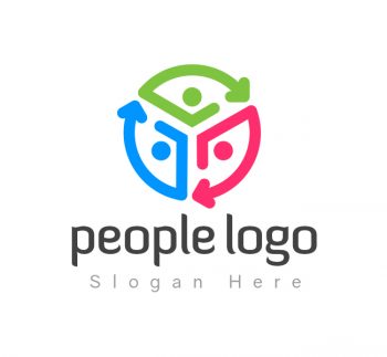 People Communication Logo & Business Card
