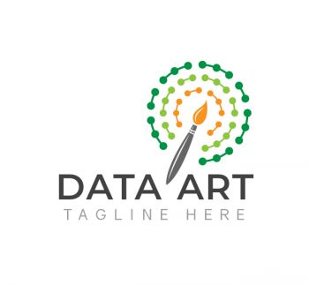 Data Science Art Logo & Business Card