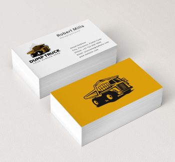 567-Illustrative-Dump-Truck-Business-Card-Mockup