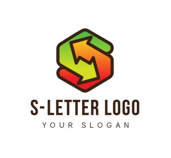 S Letter Logo & Business Card Template