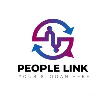 People Link Logo & Business Card