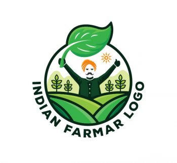 Indian Farmer Logo & Business Card