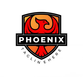 Phoenix Bird Logo & Business Card