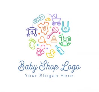 Baby Shop Logo & Business Card Template