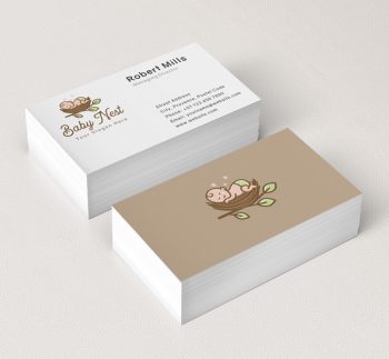 620-Sleeping-Baby-Business-Card-Mockup