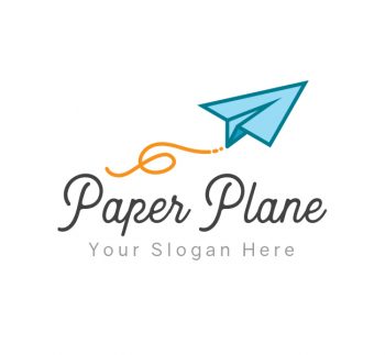 Paper Plane Logo & Business Card Template