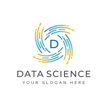 Letter D Data Science Logo & Business Card Template