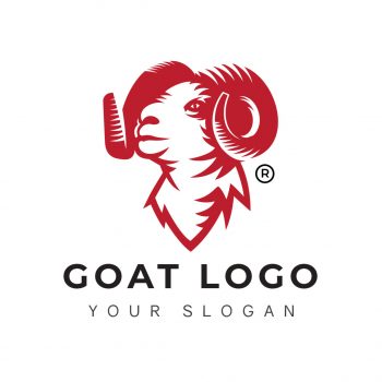 Red Goat Logo & Business Card Template